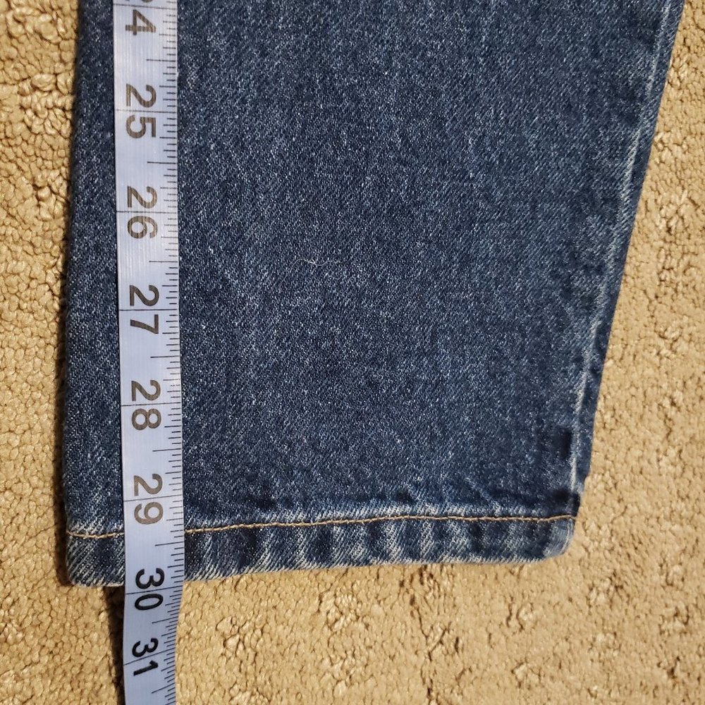 Vintage Guess Blue Jeans Men's 29 Narrow Leg Denim Made in USA 90s 80s Retro - Picture 11 of 11